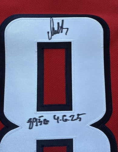 Alexander Ovechkin Signed Capitals Jersey #895 Goal record Auto Fanatics Coa