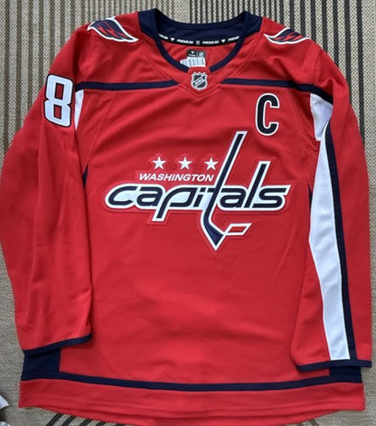 Alexander Ovechkin Signed Capitals Jersey #895 Goal record Auto Fanatics Coa