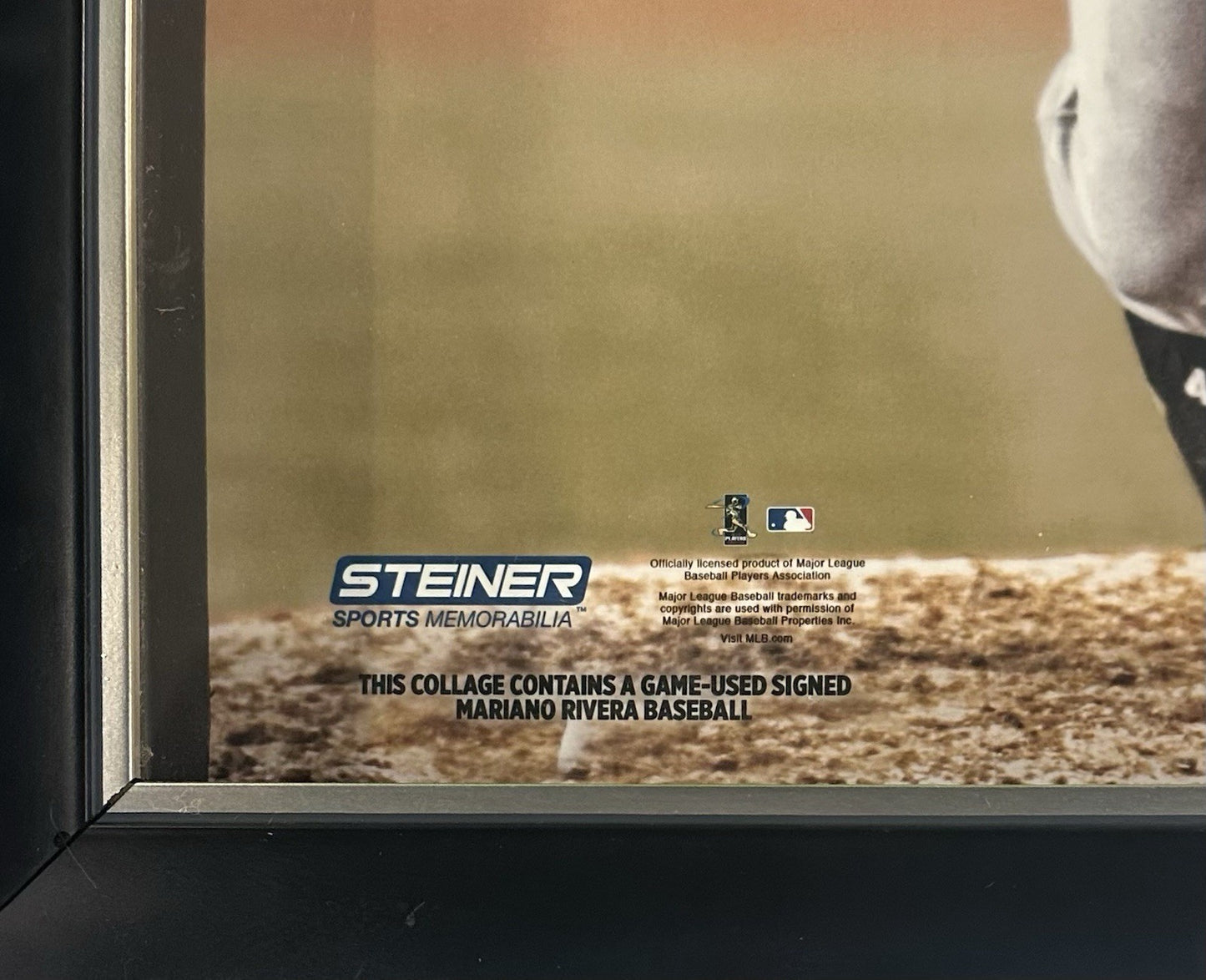 Mariano Rivera Signed Game Used Baseball 3D Framed Photo Yankees Auto Steiner