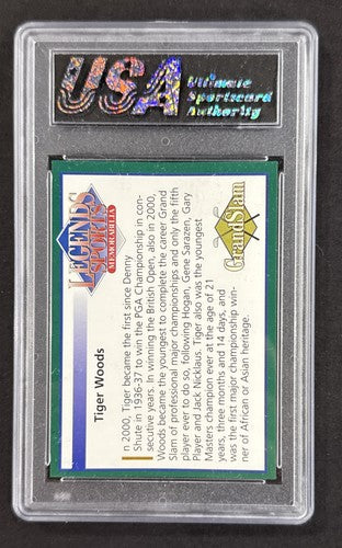 2001 Legends Sports 1999 2000 PGA Champion #Nno Tiger Woods USA Gem Mint 10