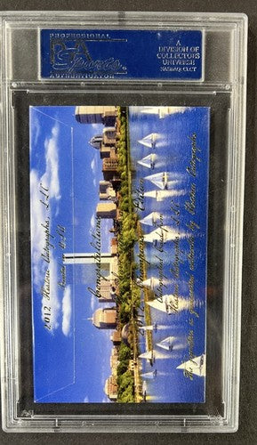 David Ortiz Signed 2004 World Series Historic 2012 Le/25 PSA 10 Auto Red Sox Ws