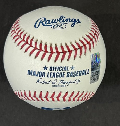 Mariano Rivera Signed Official Baseball Enter Sandman Debut Date Exit Steiner CX