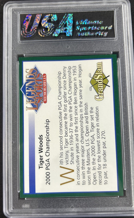 2001 Legends Sports 2000 PGA Champion #Nno Tiger Woods USA Gem Mint 10
