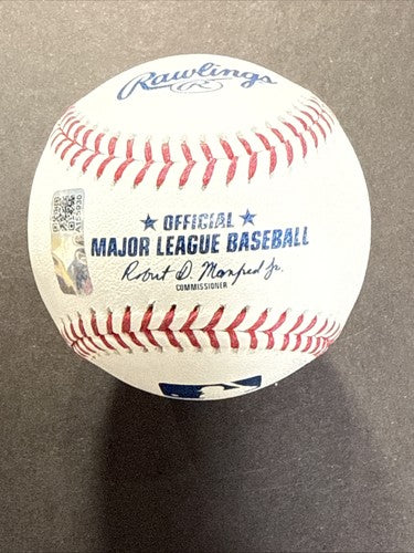 Mariano Rivera Signed Mlb Baseball Hand Drawn The Cutter Auto Hof Steiner Coa