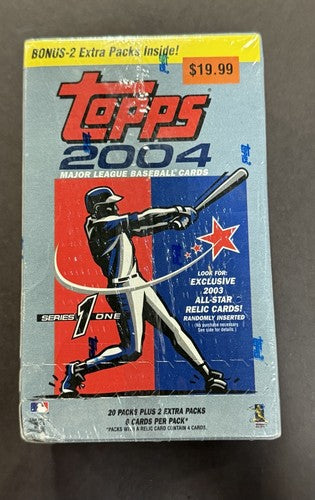 2004 Topps Series 1 Baseball Factory Sealed Blaster Box 22 Packs Molina Rc ?