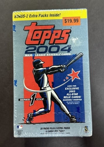 2004 Topps Series 1 Baseball Factory Sealed Blaster Box 22 Packs Molina Rc ?