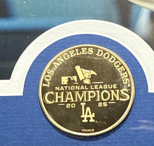 Shohei Ohtani 2025 MVP Dodgers Highland Mint FRAMED PHOTO 3 Hr 10k’s NLCS Coin