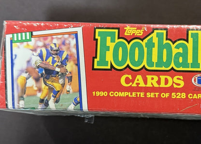 1990 Topps Football Factory Sealed Complete Set 528 Cards Troy Aikman Rc