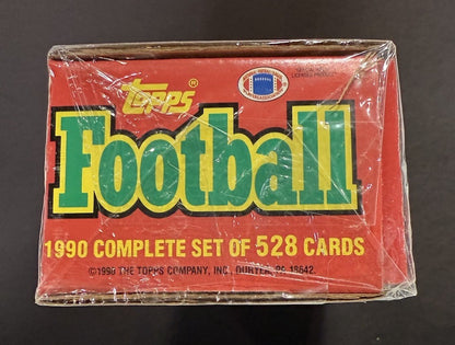 1990 Topps Football Factory Sealed Complete Set 528 Cards Troy Aikman Rc
