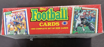 1990 Topps Football Factory Sealed Complete Set 528 Cards Troy Aikman Rc