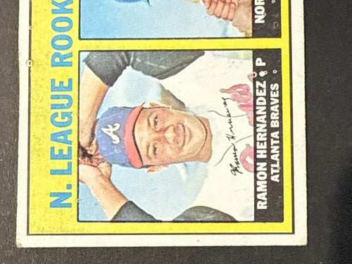 1967 Topps #576 NL ROOKIE STARS High # SP  Hernandez Norm Gigon RC EX Centered