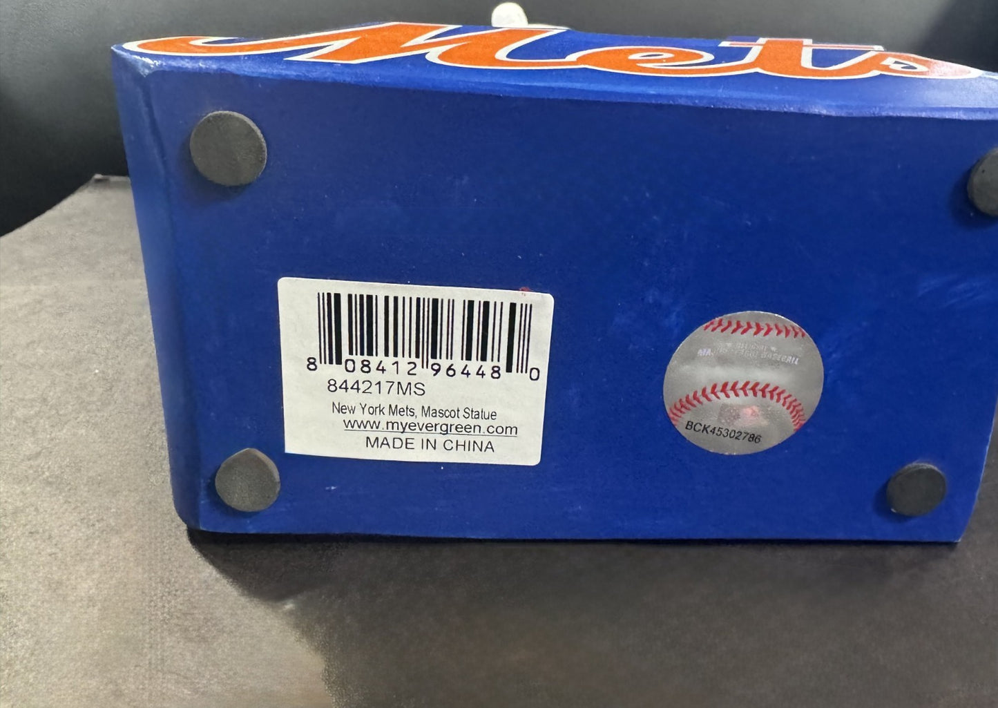 New York Mets Mascot Statue 12" MLB Baseball Figurine New Lindor Alonso NIB