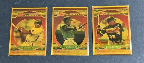1994 Topps Finest Bronze Members Only 3 Card Set TSC Ken Griffey Jr Barry Bonds
