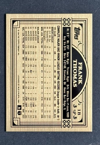 1994 Topps Finest Bronze Members Only 3 Card Set TSC Ken Griffey Jr Barry Bonds