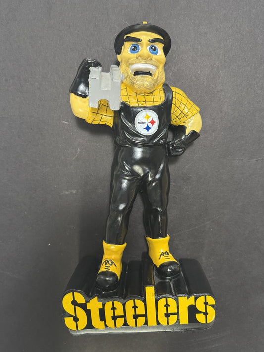 Pittsburgh Steelers Mascot Statue 12" NFL Football Figurine Terry Bradshaw NIB