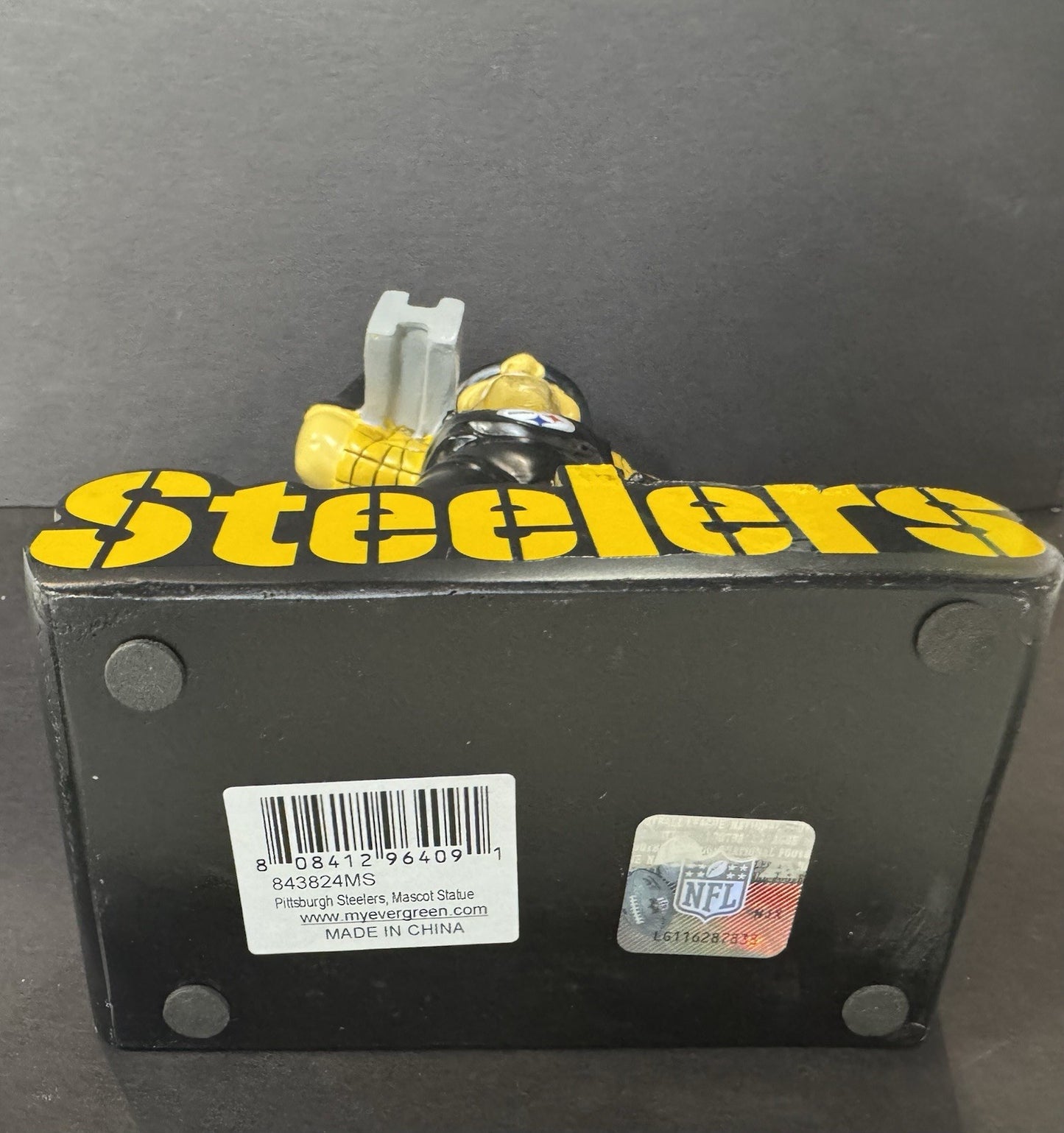Pittsburgh Steelers Mascot Statue 12" NFL Football Figurine Terry Bradshaw NIB