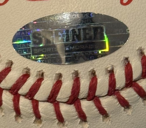Bucky Dent Signed Official 1978 World Series Baseball WS MVP Auto Steiner Case