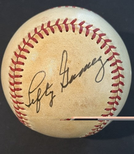 Lefty Gomez Ny Yankees Signed Official Vintage Baseball Bold Auto HOF PSA Coa