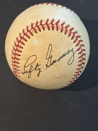 Lefty Gomez Ny Yankees Signed Official Vintage Baseball Bold Auto HOF PSA Coa