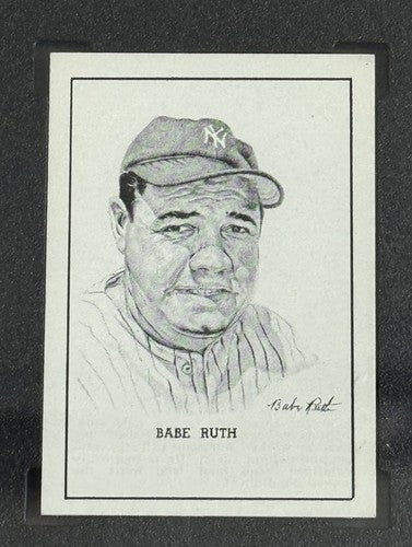Babe Ruth 1950 Callahan HOF Baseball Card Sgc 7 NEAR MINT CENTERED YANKEES