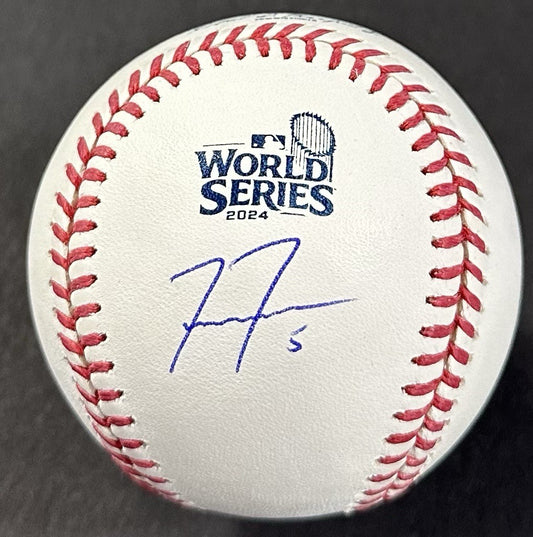 Freddie Freeman Signed Official 2024 WS Logo Baseball Dodgers MVP Auto MLB COA