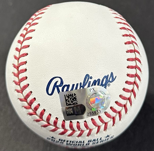 Freddie Freeman Signed Official 2024 WS Logo Baseball Dodgers MVP Auto MLB COA
