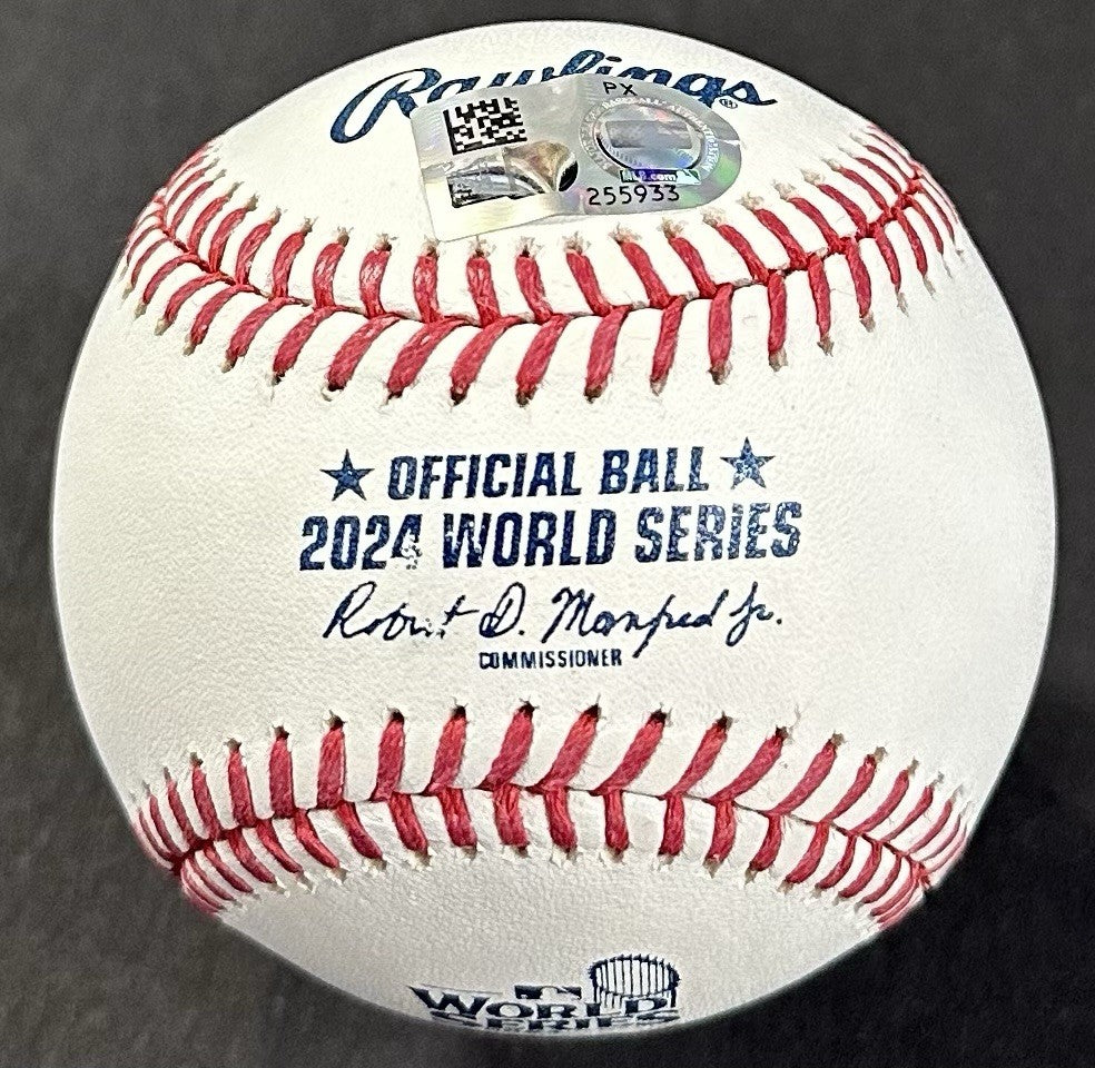 Freddie Freeman Signed Official 2024 WS Logo Baseball Dodgers MVP Auto MLB COA
