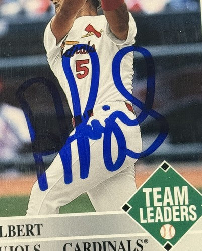 2001 Fleer Platinum Albert Pujols #435 Signed Bas 10 Mint Auto HOF Beckett