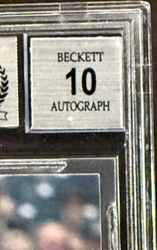 Albert Pujols 2001 Upper Deck #295 Rookie SIGNED BECKETT BAS 10 GEM Mint Auto Rc