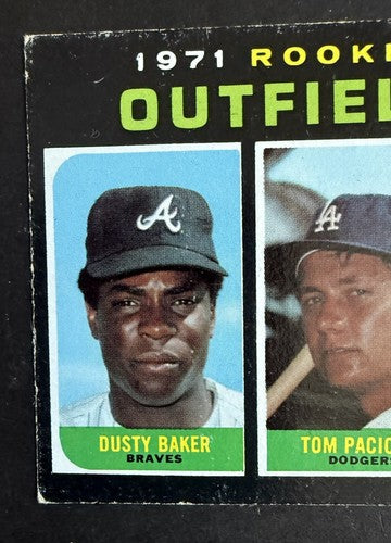 Dusty Baker Don Baylor RC SP 1971 Topps High #709 Rookie Vg - Ex Crease Free