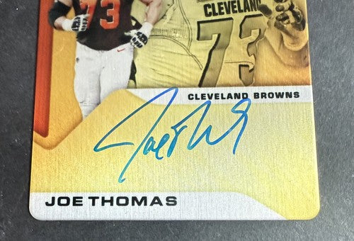 2019 Panini Elements Steel #SS-JT Joe Thomas Mint Auto /50 Cleveland Browns