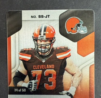 2019 Panini Elements Steel #SS-JT Joe Thomas Mint Auto /50 Cleveland Browns