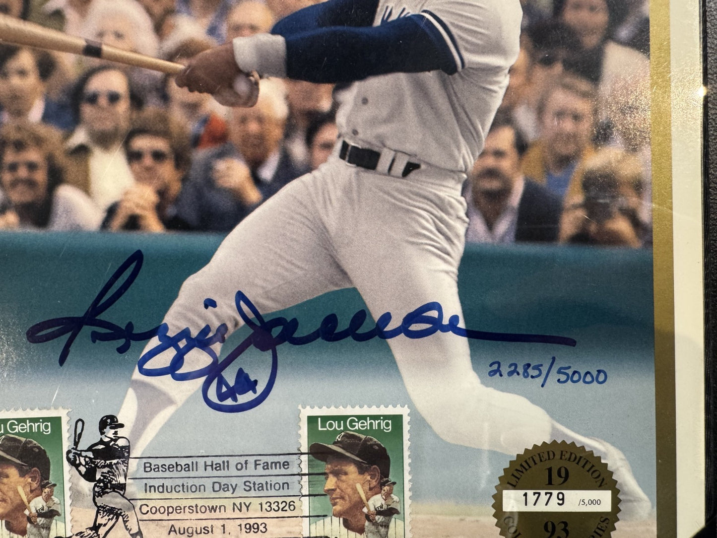 Reggie Jackson Signed 8x10 Yankees Photo Mr. October /5000 Auto Upper Deck COA