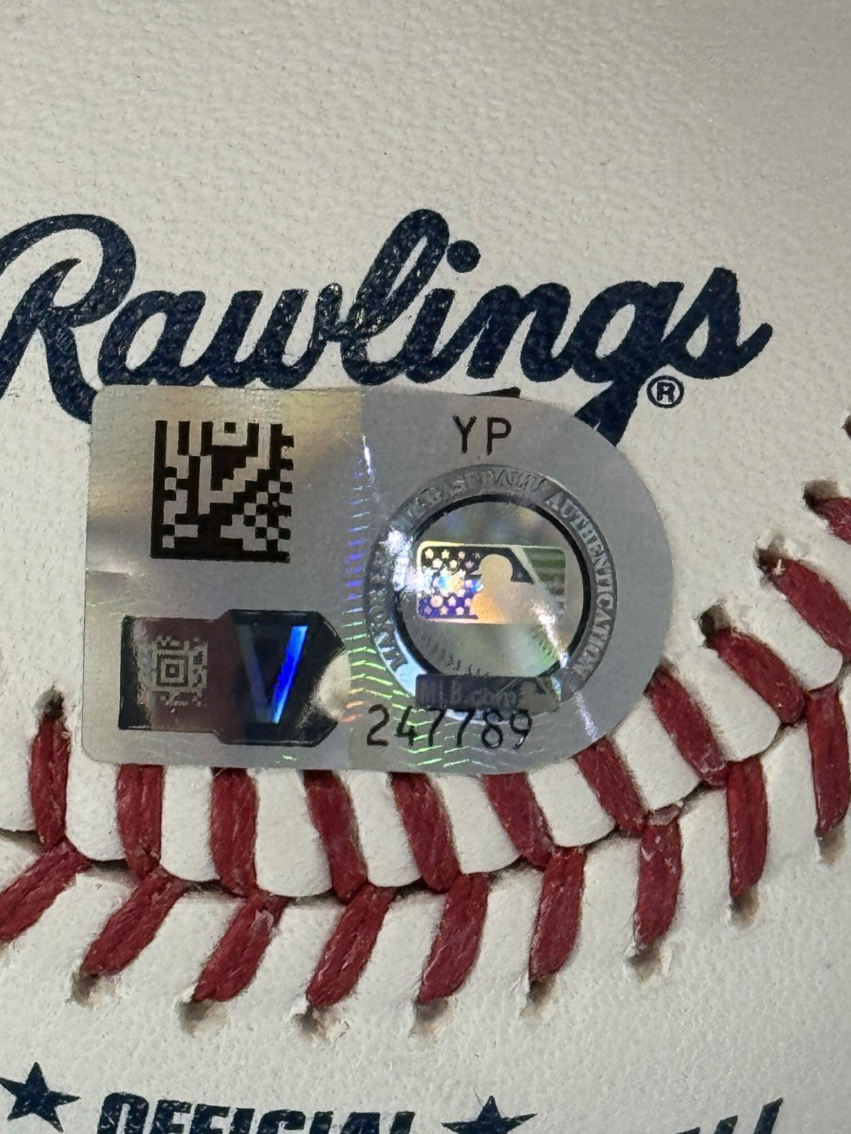 Harrison Bader Phillies Signed Official Mlb Baseball Auto Mlb Holo Coa