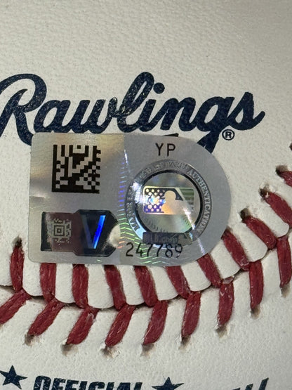 Harrison Bader Phillies Signed Official Mlb Baseball Auto Mlb Holo Coa