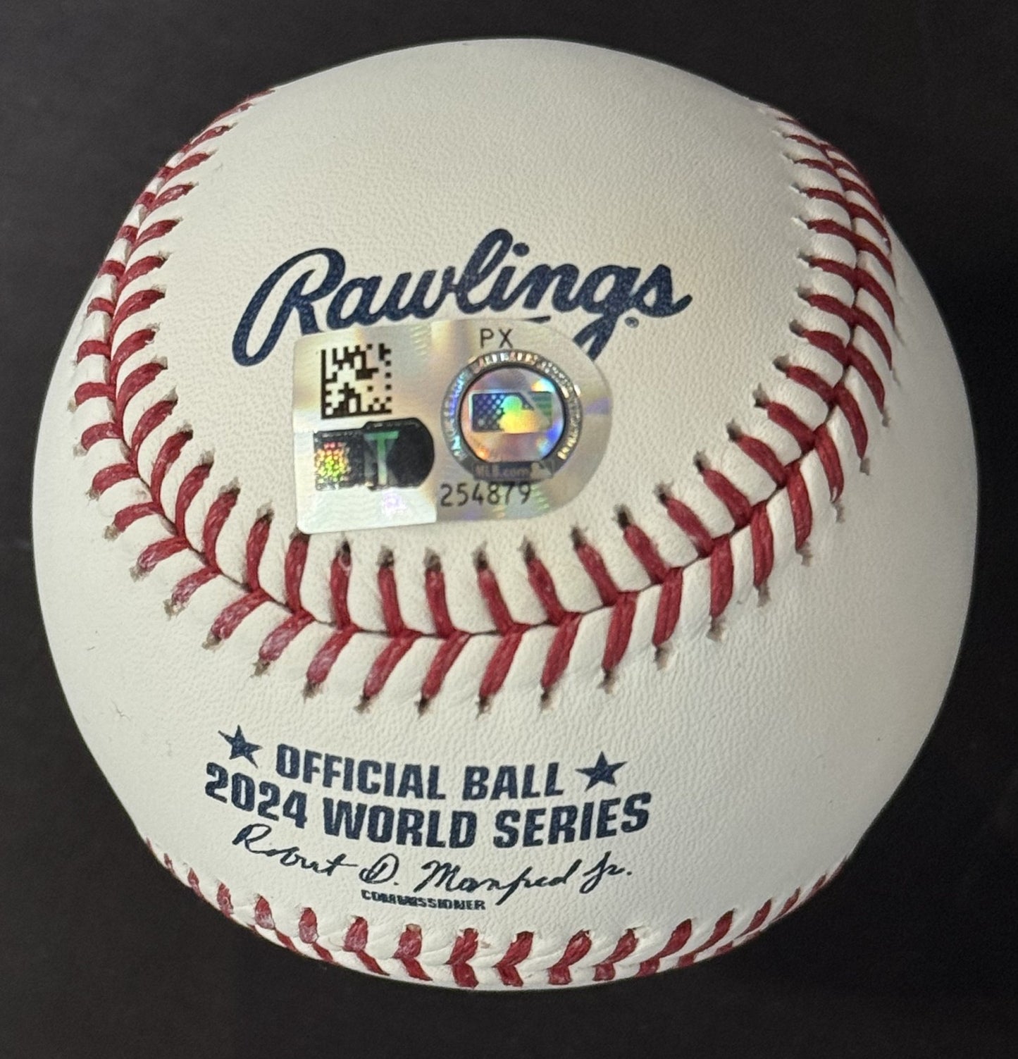 Freddie Freeman Signed Official 2024 WS Logo Baseball Dodgers MVP Auto MLB COA