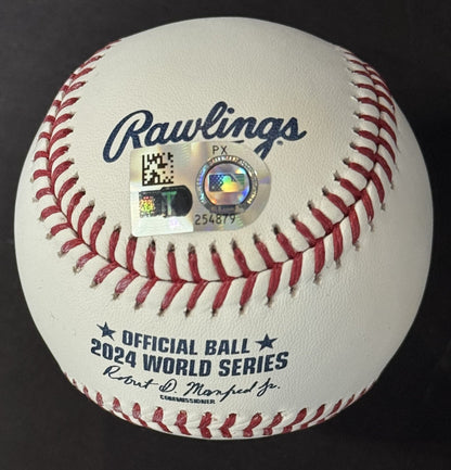 Freddie Freeman Signed Official 2024 WS Logo Baseball Dodgers MVP Auto MLB COA