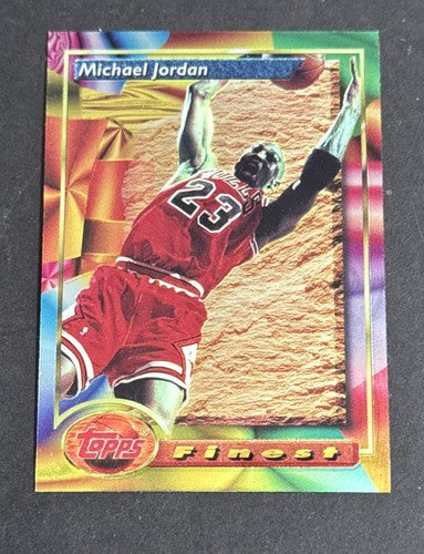 1993-94 Topps Finest Basketball MICHAEL JORDAN #1 Chicago Bulls 1st Finest Mint