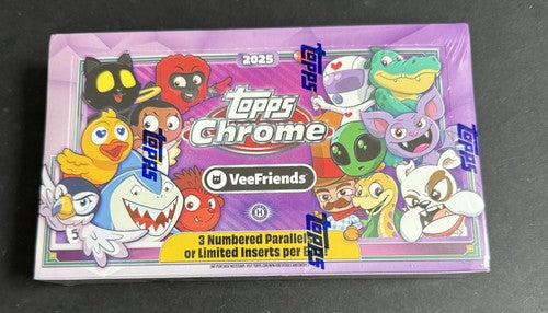 VEEFRIENDS 2025 TOPPS CHROME HOBBY BOX GaryVee Brand New Factory Sealed Mint