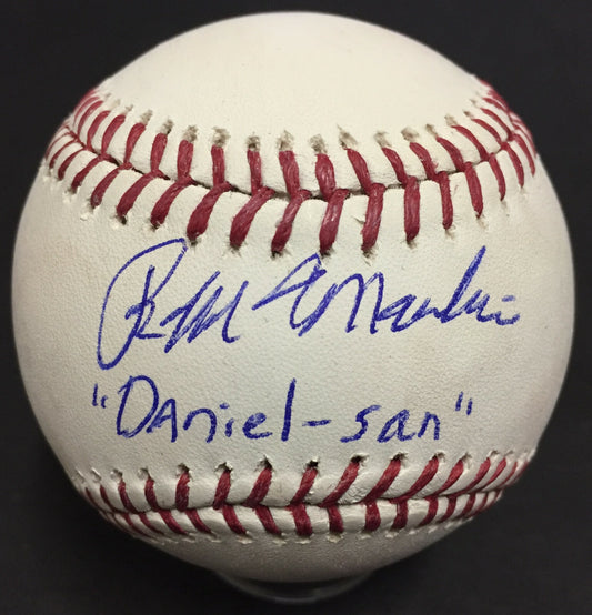 Ralph Macchio Karate Kid Signed Official Mlb Baseball Daniel - San Auto PSA Coa