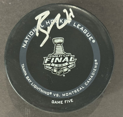 Brayden Point Tampa Bay Lightning Signed Official Game Puck Fanatics Auto