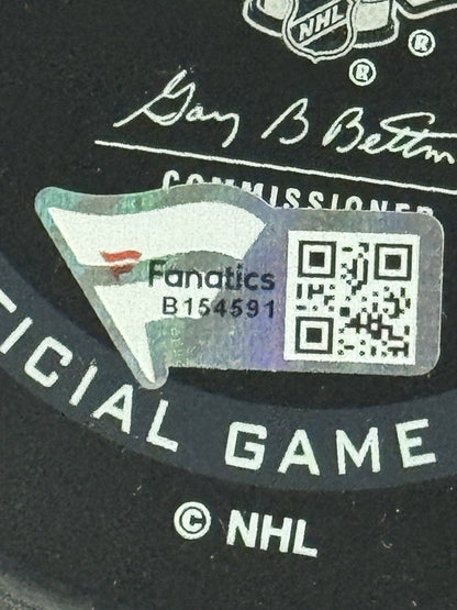 Brayden Point Tampa Bay Lightning Signed Official Game Puck Fanatics Auto