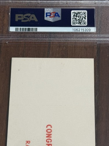 1976 Bill Belichick Pro Debut FULL TICKET 7/24/76 NFL Hall of Fame Game PSA 8
