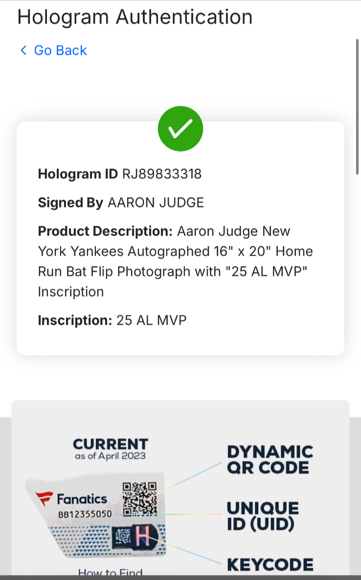 Aaron Judge Yankees Signed 16x20 Photo Framed Bat Flip 2025 MVP Auto Fanatics