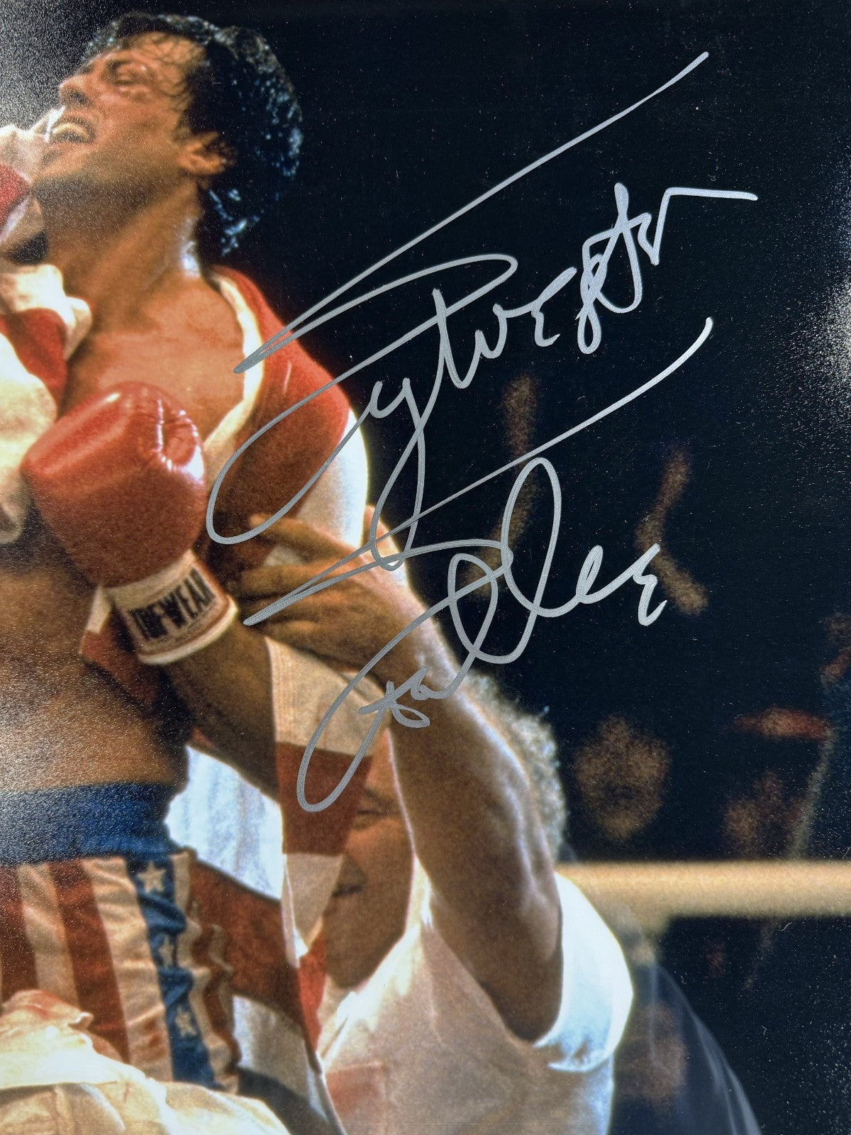 Sylvester Stallone Signed 16x20 Framed Matted Photo Rocky 4 Victory Auto ASI COA