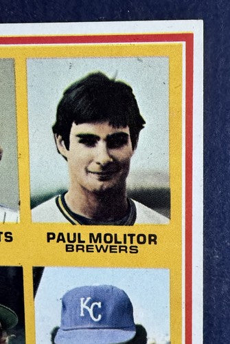1978 Topps Set-Break #707 Paul Molitor Alan Trammell Rookie HOF Nm -MINT Sharp