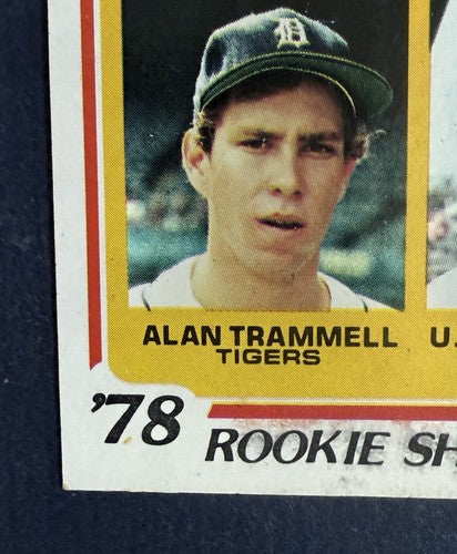 1978 Topps Set-Break #707 Paul Molitor Alan Trammell Rookie HOF Nm -MINT Sharp