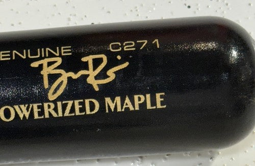 Ben Rice Signed Louisville Slugger Game Model Bat Yankees 3 Hr 7rbi Auto Steiner