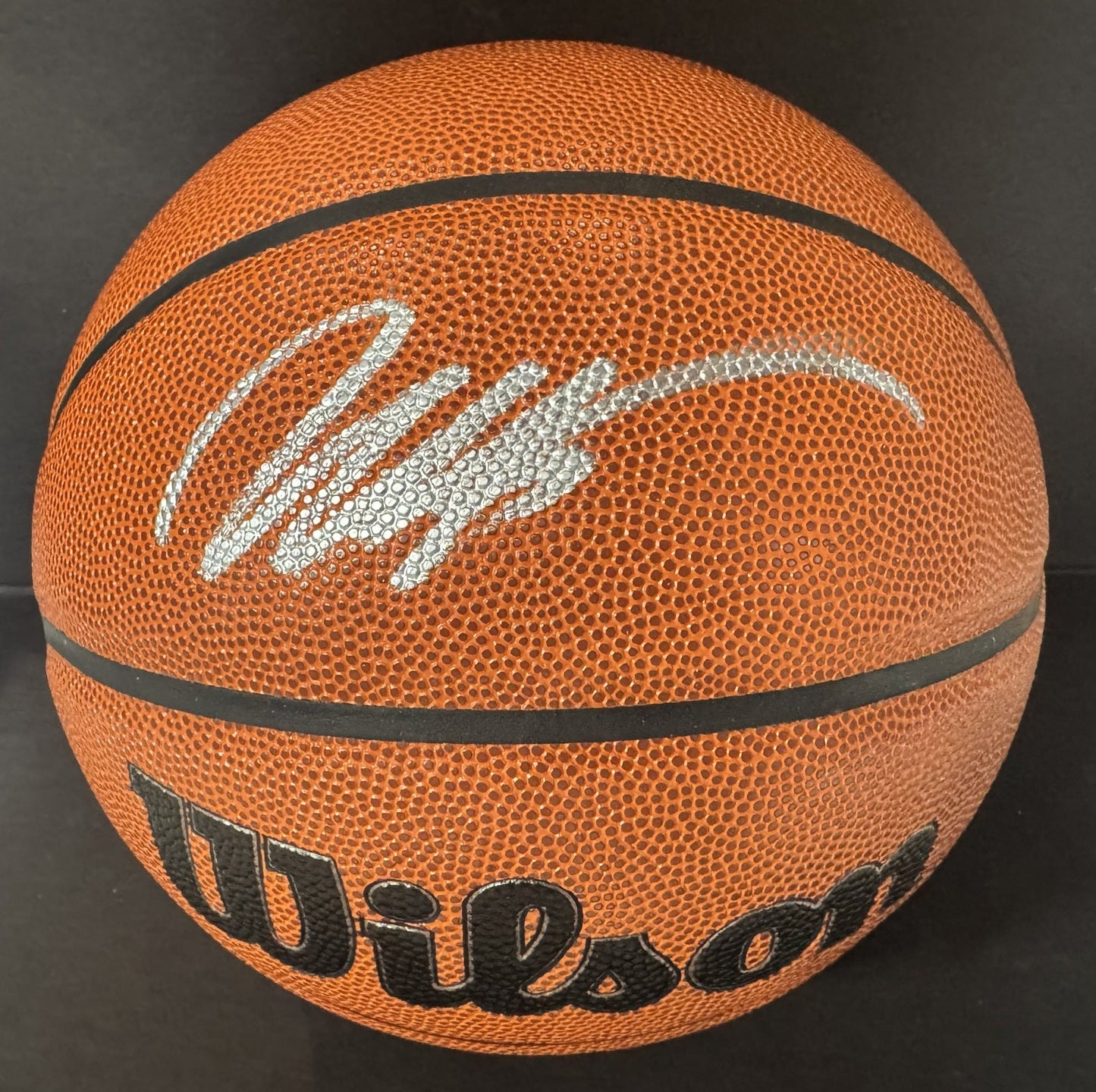 Victor Wembanyama Signed Wilson I/O Basketball Spurs ROYrookie Auto Fanatics COA