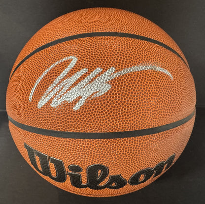Victor Wembanyama Signed Wilson I/O Basketball Spurs ROYrookie Auto Fanatics COA